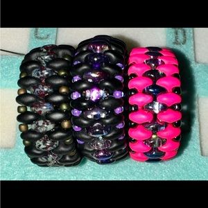 Handmade, peyote, stitch, rings, durable stackable, made with extreme care
